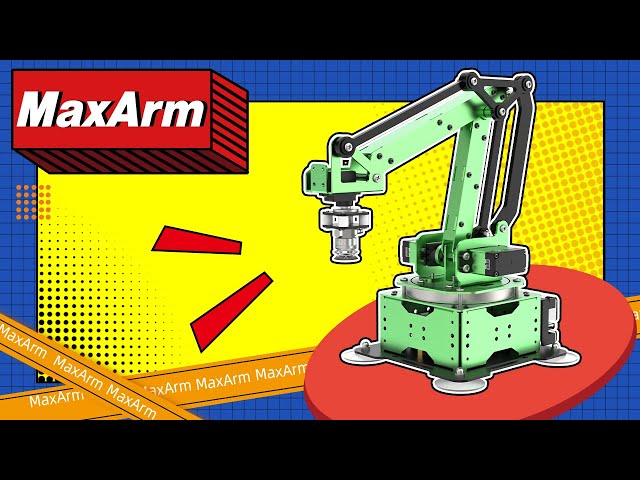 MaxArm Open Source Robot Arm Powered by ESP32 Support Python and Arduino Inverse Kinematics Learning