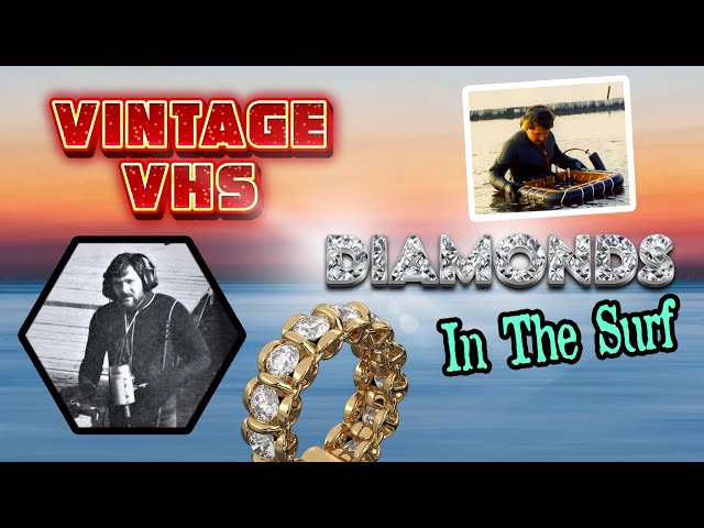 Vintage VHS - Diamonds In The Surf Metal Detecting Adventure - 1983