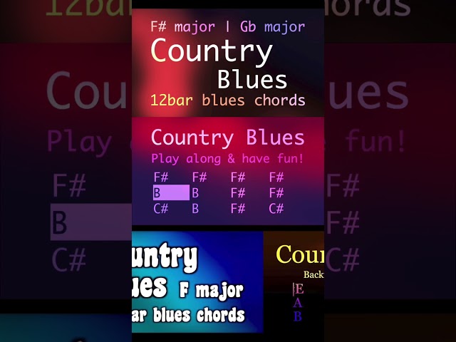 Country Blues in F#/Gb major, 188bpm. Country backing track. Have fun!
