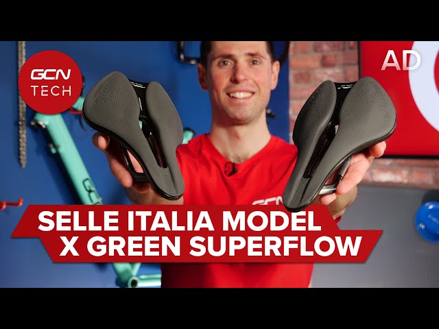 NEW Selle Italia Model X Green Superflow Saddle | GCN Tech Unboxing