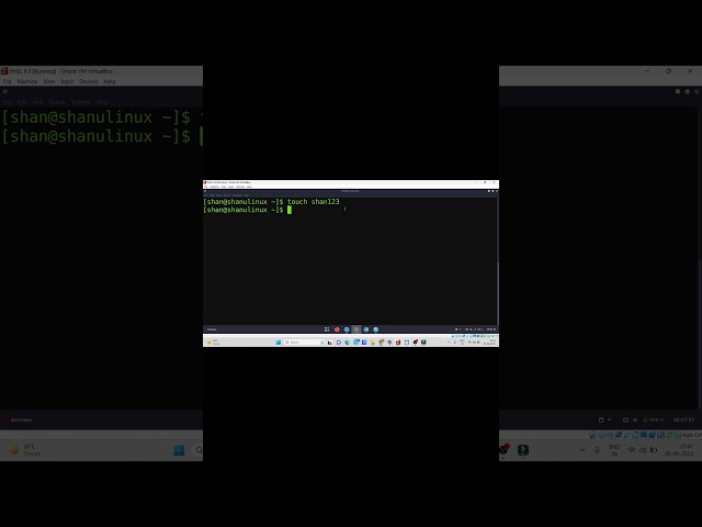 Linux touch Command Explained in 1 minute #shorts