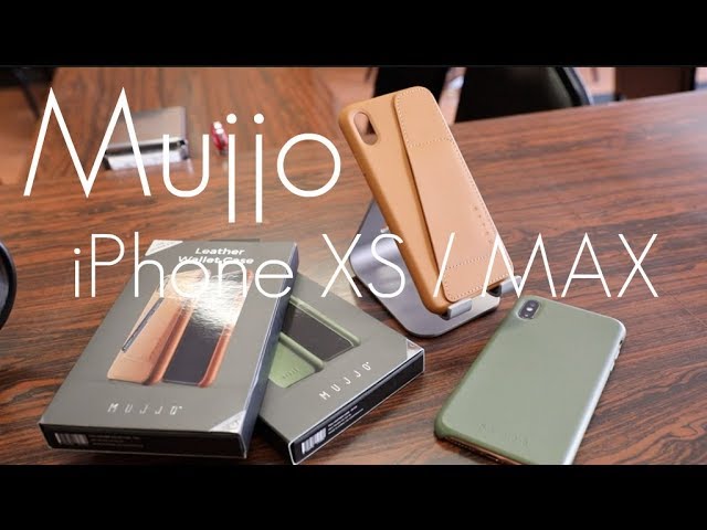 Mujjo Leather Wallet Case - Apple Leather Alternative! -  iPhone XS / MAX - Hands on Review!