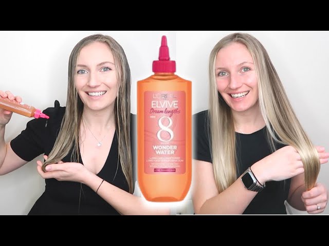 L'OREAL DREAM LENGTHS 8 SECOND WONDER WATER REVIEW | first impressions/demo
