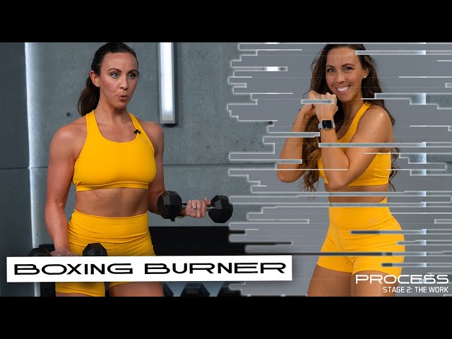 30 Minute Upper Body & Boxing Burner Workout | WORK - Day 14