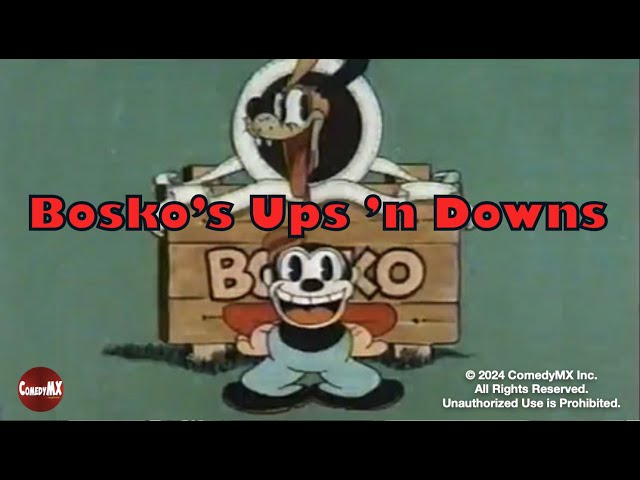 Bosko's Ups n Downs | 1931 Warner Bros. Cartoon
