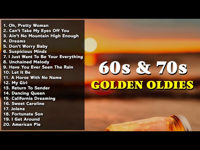 Golden Oldies Greatest Hits Playlist 🎙 Best 60s & 70s Songs Playlist 🎶 Oldies but Goodies Playlist