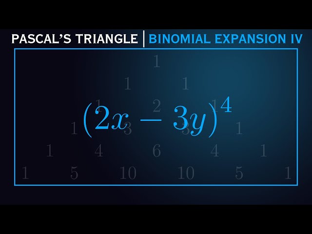 Understanding Pascal's Triangle And Binomial Expansion 4 #algebra
