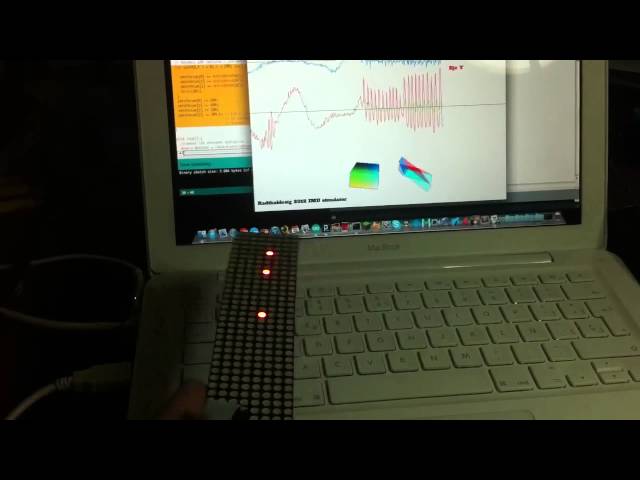 Particles collisioning with Arduino and  leds (2)