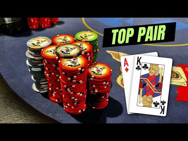 When Should You Check With Top Pair ??? -  Kyle Fischl Poker Vlog Ep 182