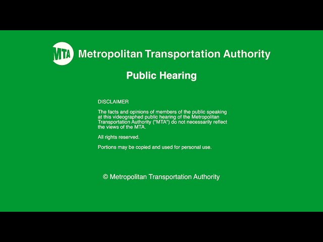 MTA Public Hearing - HQ - Proposed Improvements to the 68th Street-Hunter College Station - 4/28/16