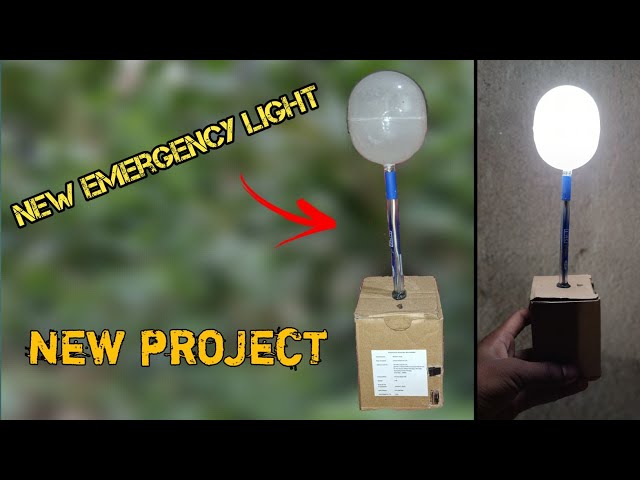 how to make unique portable emergency light😱#unique emergency light at home#ind technical# new light