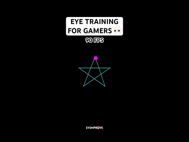 Get Better Aim with this 90 FPS Eye Training #gaming #shorts