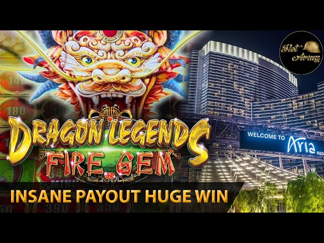 ⭐️HUGE WIN on Dragon Legends Fire Gem⭐️The Hold and Speed Won't Stop in Bonus Slot in Aria Casino