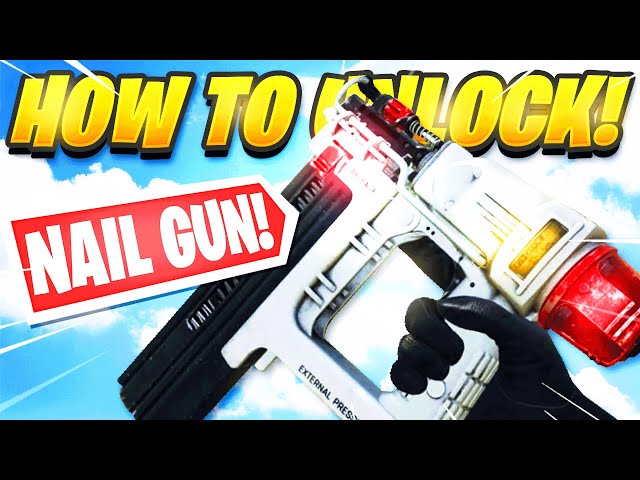 HOW TO UNLOCK THE NAIL GUN IN WARZONE! (BEST WAY TO UNLOCK NAIL GUN WARZONE)