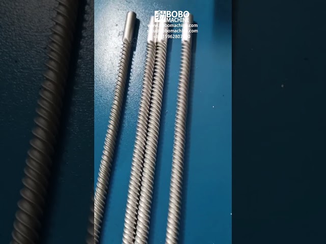Spiral corrugated flexible aluminum tube by twisting machine
