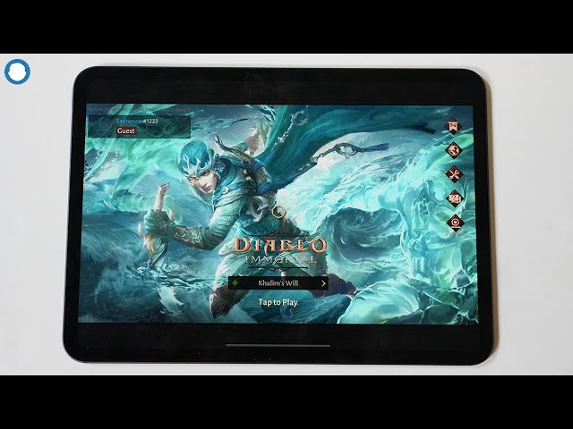 iPad Pro M4 Diablo Immortal Gaming Test - Awesome!