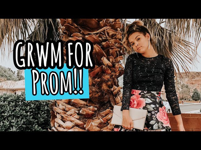 Prom GRWM |shopping for a prom outfit!