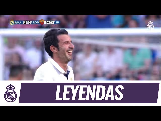 🚀 Luis Figo's free-kick GOLAZO 🆚 A.S. Roma Legends!