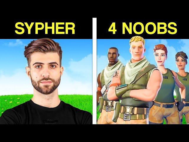 Can 4 Fortnite Noobs Beat SypherPK...