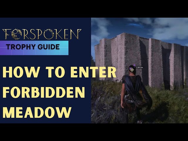 Forspoken - How to enter Forbidden Meadow and get Incomparable Cloak