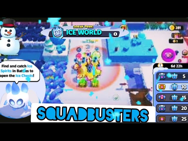 Ice World - Squad Busters - New Characters - IN GAME NOW -