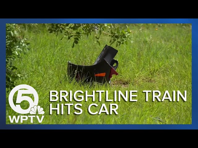 Brightline train strikes car with driver still inside, Delray Beach police say