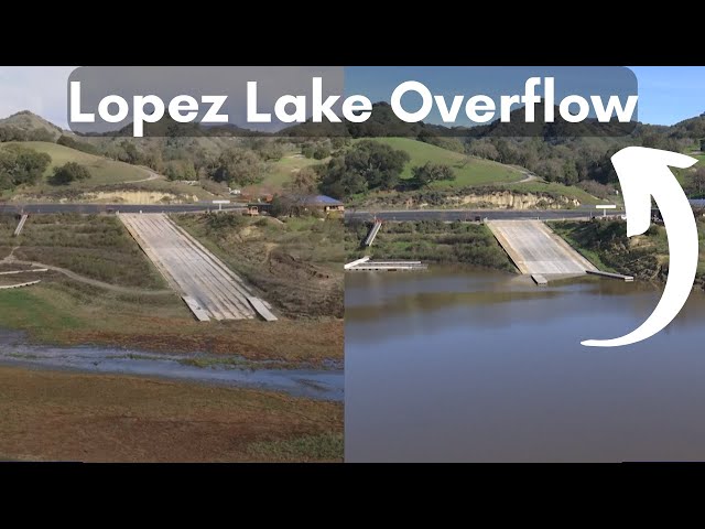 Lopez Lake Overflows for the First Time in 25 Years, Brings Relief to San Luis Obispo County