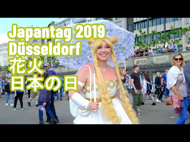 Japantag Düsseldorf 2019 impressions, cosplay costumes, fireworks, 花火 日本の日 - Nihon Hanabi