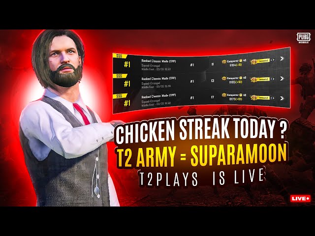 CONTENT CREATOR MATCHS DAY 2  | TMG T2PLAYS | PUBG MOBILE Live Stream