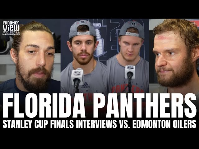 Aleksander Barkov, Ryan Lomberg, Anton Lundell & Evan Rodrigues on SCF vs. Edmonton Before GM6