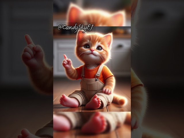 Cute Cat: Mum says NO!!  #aiimages #cat #poorcat #catstory #cutecat #familydrama #momknowsbest