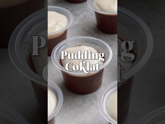 Pudding Coklat yang satu ini beda banget! Kalian cobain sendiri☝🏻😮‍💨 #pudding #puddingcoklat