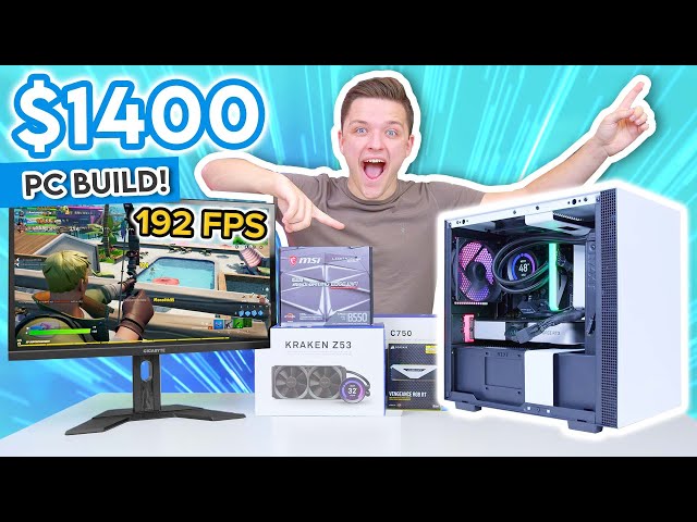 $1400 RTX 3060Ti Gaming PC Build! [Full Build Guide w/ 15+ Gaming Benchmarks!]