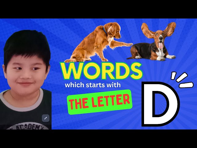 Letter D | Alphabet | Learning is super!