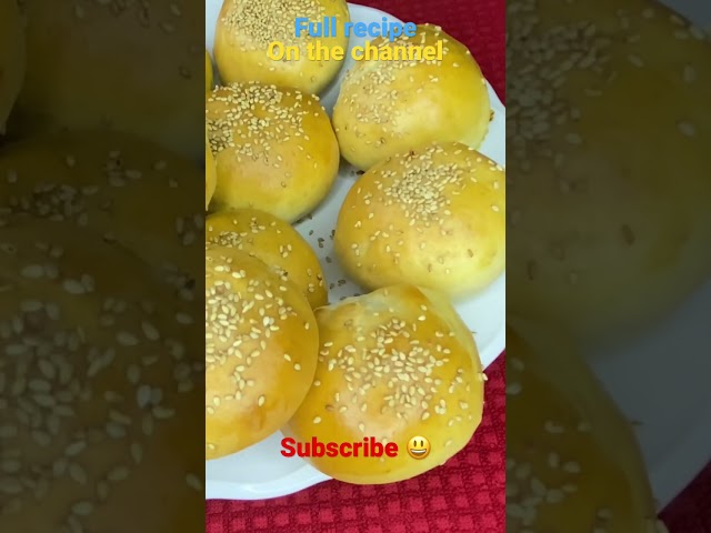 Delicious buns for hamburgers