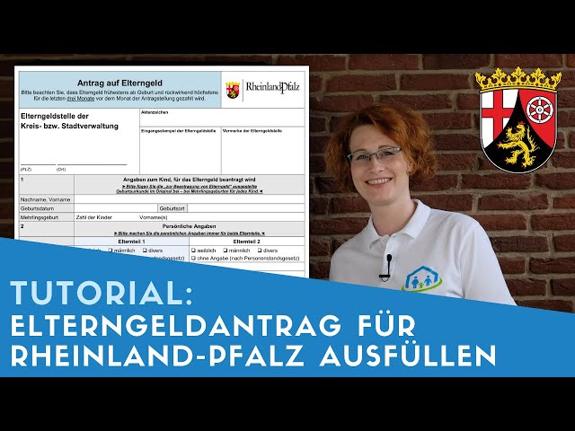 ▶ Elterngeldantrag für Rheinland-Pfalz ausfüllen + Tipps