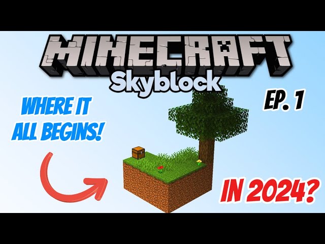 The BEST Start To Minecraft SkyBlock in 2024!?! Ep. 1