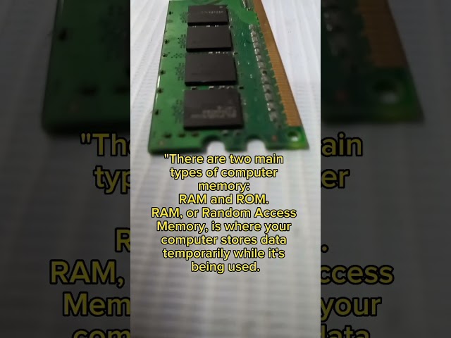 Computer Memory Defined #computer #memory #ram #reels #technology #definition #shorts