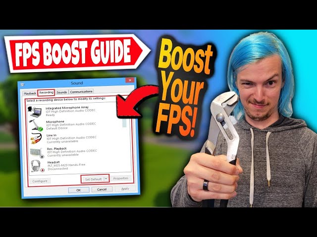 Reach Your MAX FPS in Fortnite! (5 Methods To BOOST FPS)