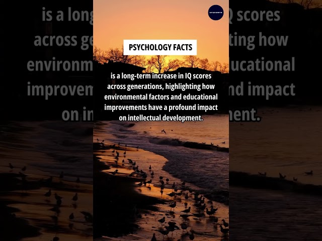 The Flynn effect, discovered by James Flynn😊😇 #shorts #inspiration #facts