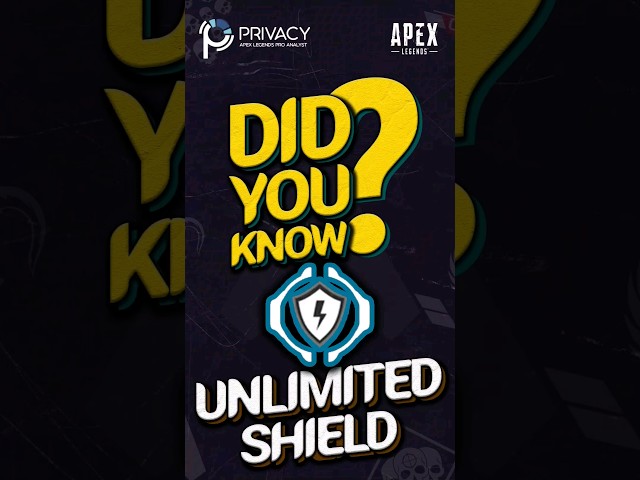 Get Extra Shield With This Trick  #apexshorts #gaming #apexsecret #apextips