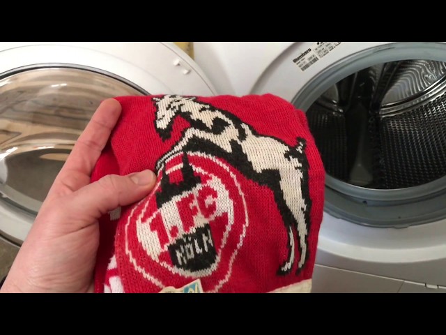 Fan Schal waschen in Waschmaschine Schal Color Wäsche 40 Grad Anleitung