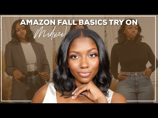 Midsize Amazon Fashion Fall Basics Try-On Haul | Niara Alexis