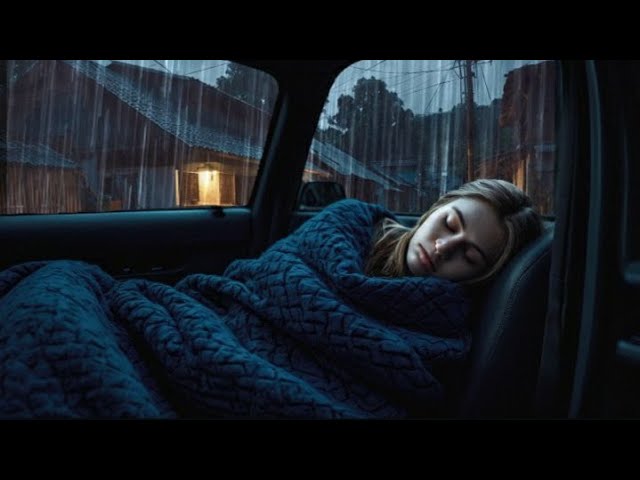 Rain Sounds For Sleeping - 99% Instantly Fall Asleep With Rain Sound outside the Window At Night
