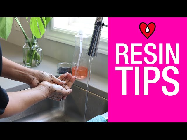 How To Clean Resin From Your Hands