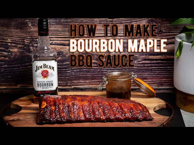 Bourbon Maple BBQ Sauce - 2 minute Sauces you can make at home