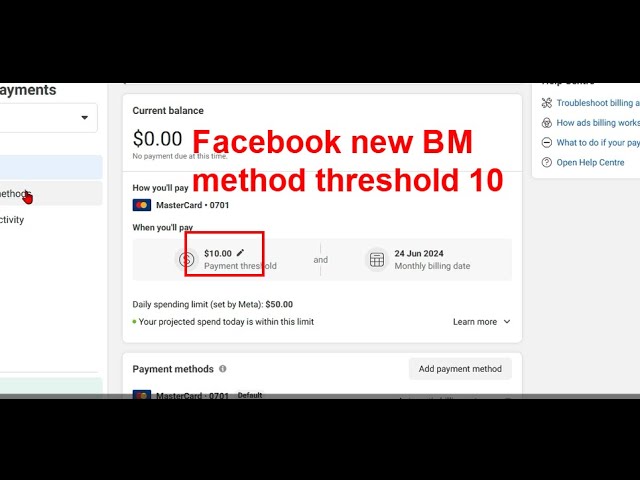 Facebook new BM method threshold 10