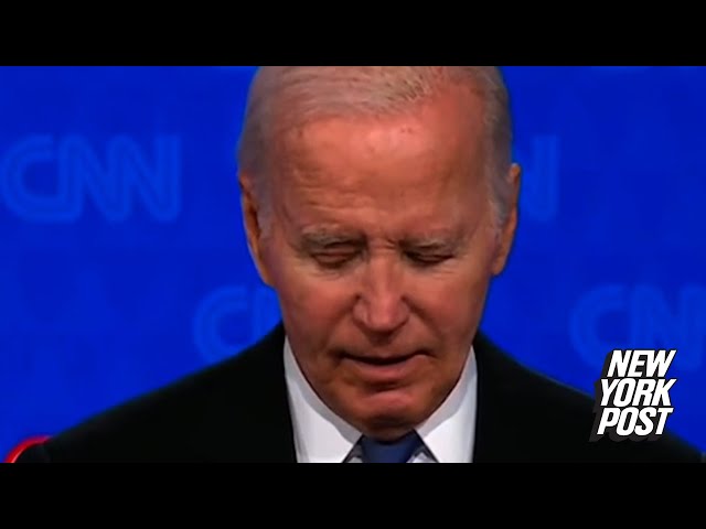 Biden freezes before Medicare, jobs gaffes minutes into CNN debate with Trump