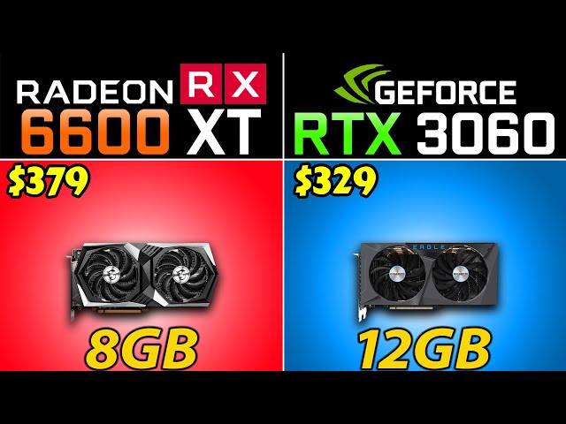 RX 6600 XT vs RTX 3060 | How Much Performance Difference? 1080p and 1440p Gaming Benchmarks