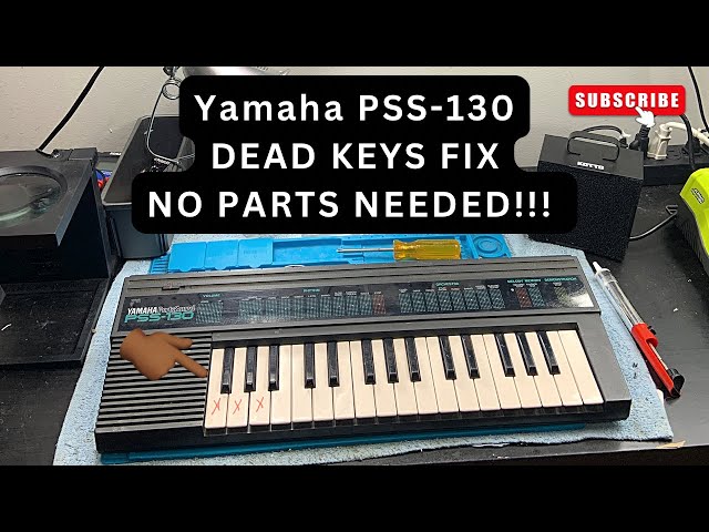 Yamaha PSS-130 Dead Keys Fix